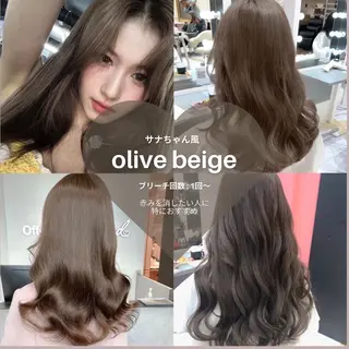 ロング カラー🇰🇷 💕髪質改善のヘアスタイル