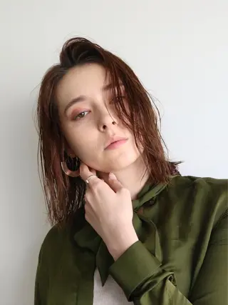 ショート 🌿似合わせ透明感 カラー松本朋幸🌿のヘアスタイル