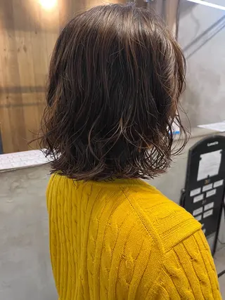ミディアム 赤み消しカラー/ ナチュラル/トモキのヘアスタイル
