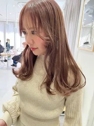 ロング 透明感カラー👑 井上美乃里のヘアスタイル
