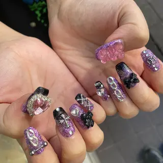 ネイル 【 ﾈｲﾘｽﾄ&ｱｲ ﾘｽﾄ】キヨカのネイルデザイン