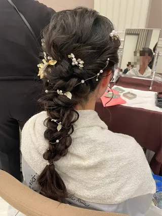 ロング ヘアアレンジ ユ ミのヘアスタイル