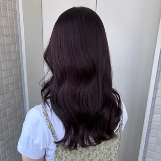 カラー 艶感カラー/オリーブ アレンジ：♡のヘアスタイル