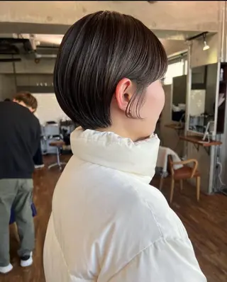 ショート カラー 表参道🌿赤み消し カラー/チナツのヘアスタイル