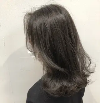 セミロング 💖ブリーチなし透明 感💖ASAHIのヘアスタイル