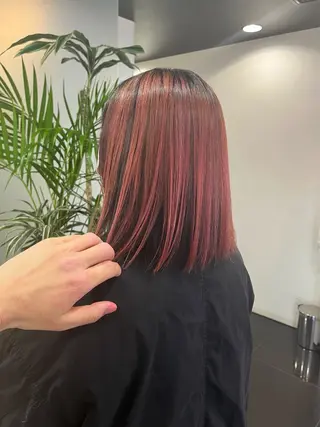 ミディアム 髪質改善・縮毛・ 艶髪カラー　Maruのヘアスタイル