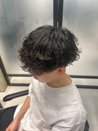 パーマ メンズ ✅曲がる縮毛矯正・ メンズ縮毛/森隆之介のヘアスタイル