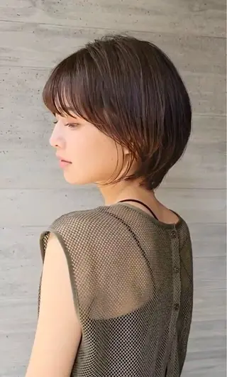 ショート カラー ショートヘア/ボブ/ レイヤー/佐藤　葵のヘアスタイル