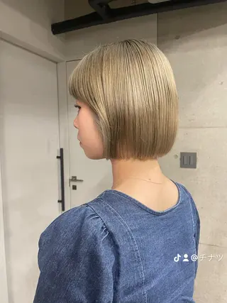 ミディアム カラー 表参道🌿赤み消し カラー/チナツのヘアスタイル