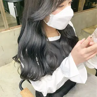 ロング カラー ヘアアレンジ 🎀暖色カラー🎀 ♡yurika♡のヘアスタイル