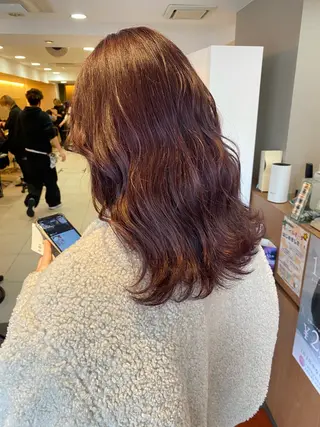 ミディアム カラー 透明感カラーブリーチ 🌼シゲモトアヤ🌼のヘアスタイル
