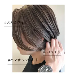 ショート カラー 上村 良一のヘアスタイル