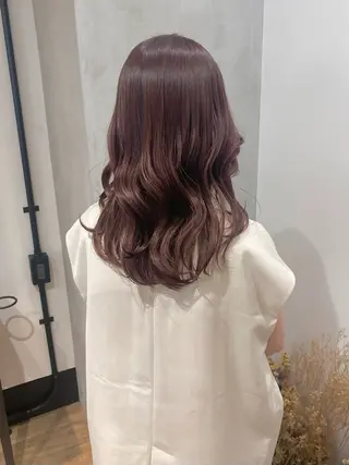ロング カラー otoha✳︎ くすみ艶カラーのヘアスタイル