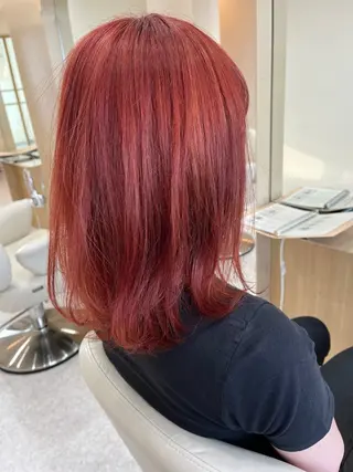 ミディアム ダメージレス◎東区/ 艶カラー💫/斉藤拓のヘアスタイル