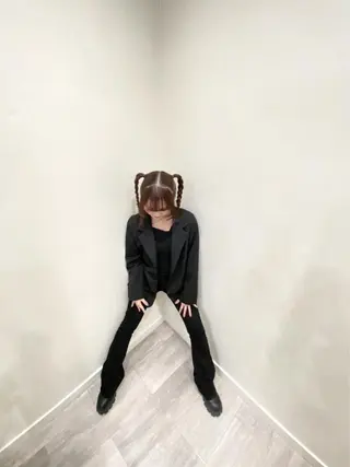 ロング ヘアアレンジ ワタナベ リリコのヘアスタイル