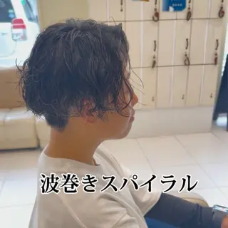 パーマ メンズ メンズサロンGRIT 店長 深山一平のヘアスタイル