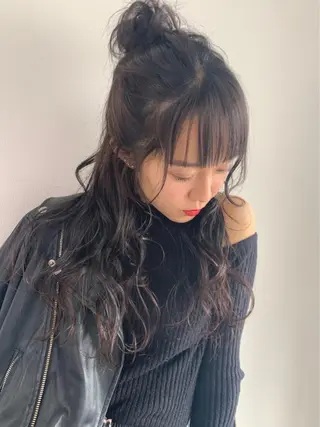 ロング パーマ 艶髪・酸性ストレート フリツのヘアスタイル