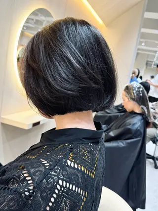 ミディアム 🩵縮毛矯正・ボブ 岩原朋也🩵のヘアスタイル