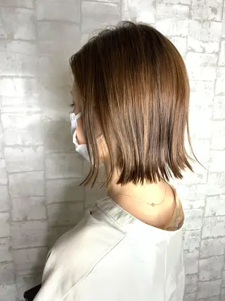 ミディアム カラー 船津武俊 フナツタケトシのヘアスタイル