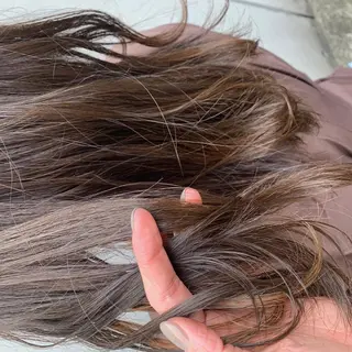 セミロング カラー ヘアアレンジ Regottz プトゥリ店のヘアスタイル