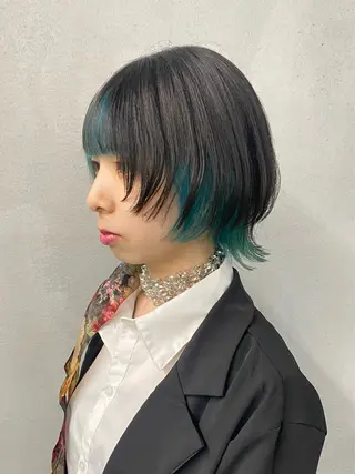 ショート カラー 柏 デザインカラー/ レイヤー🐣シオリのヘアスタイル