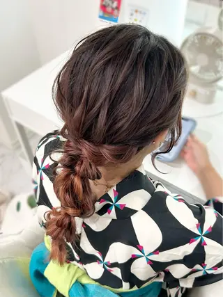 ロング ヘアアレンジ ヘアセット専門店 Rのヘアスタイル