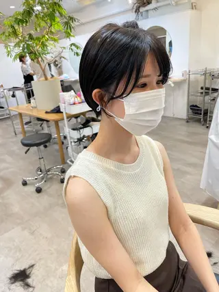 ショート 大迫 江梨のヘアスタイル
