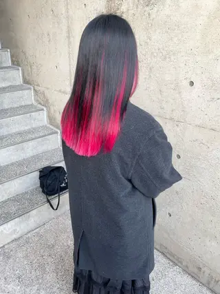 ロング カラー 日高 香織のヘアスタイル