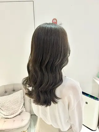 ロング カラー ヘアアレンジ 吉水 彩乃 /ボブ/艶感カラーのヘアスタイル