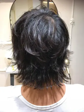 メンズ 乾かすだけで艶髪酸性 ストレート髙橋悠耶のヘアスタイル