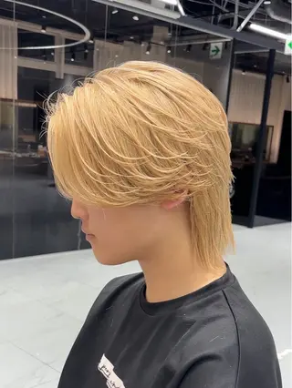 カラー メンズ 菅野 心悠/メンズヘアのヘアスタイル