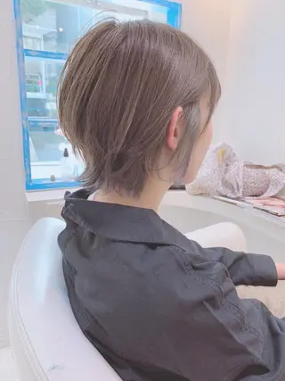 ショート カラー 中目黒✂︎店長✂︎ TOMOHIROのヘアスタイル