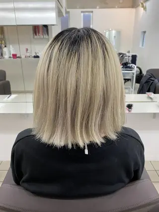 ロング ヘアアレンジ カラー LuciA/エクステ カラーのヘアスタイル