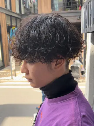 パーマ メンズ 🔥メンズ特化🔥 永瀬椋のヘアスタイル