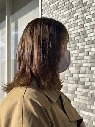 ミディアム カラー 🎀tokute ナオ🧸のヘアスタイル