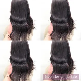 ロング カラー ハイトーン×レイヤー カットTAKUMIのヘアスタイル