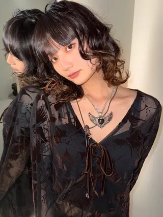 カラー ヘアアレンジ URUMA❁⃘ SOL_NAGOYAのヘアスタイル