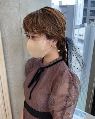 ロング ヘアアレンジ サソウ ユリエ🥥のヘアスタイル