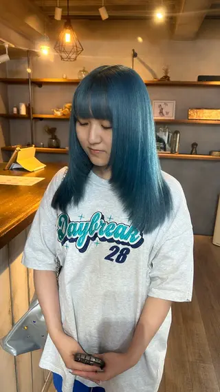 ロング 🦭☪️Azumi 縮毛矯正☪️🦭のヘアスタイル