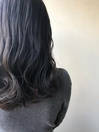 セミロング カラー 🌻韓国風ヘア🌻 ✨🌷ナナコ🌷のヘアスタイル