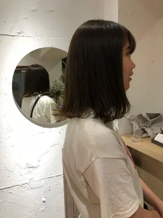 ミディアム カラー 🟩くすみカラー/ボ ブ/ショート/大司のヘアスタイル