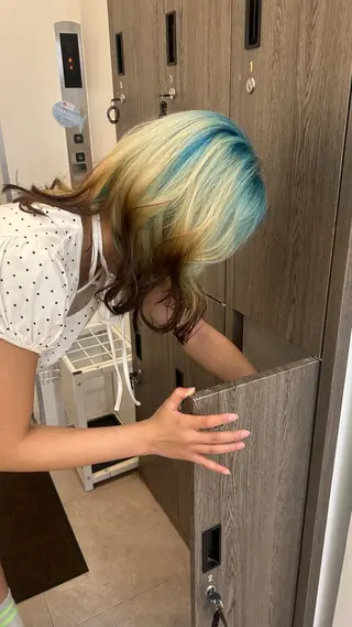 ミディアム カラー 名古屋栄/ブリーチ/ ボブ🧃木下桃嘉のヘアスタイル