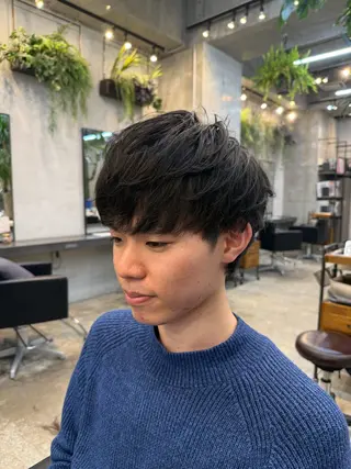 メンズ 川口開世 short cutのヘアスタイル