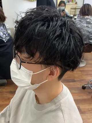 ショート パーマ メンズ クセを最大限に活かす メンズパーマ奈良大祐のヘアスタイル