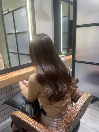 ロング ヘアアレンジ 暖色カラー🤎Red Neo　meiのヘアスタイル