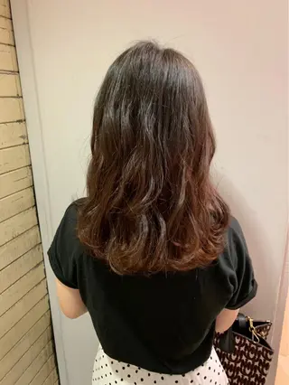 セミロング カラー ケアカラー×髪質改善 🌙OKUBO🌙のヘアスタイル