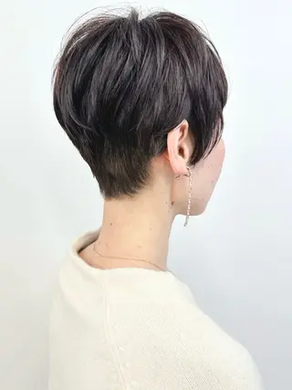 ショート ボブ/ゆるふわ ボブパーマ/とういのヘアスタイル