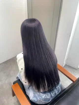 カラー mion🦋韓国ヘア 透明感カラー🫧のヘアスタイル