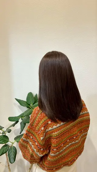 ミディアム カラー ミディアムレイヤー/ 艶カラー🎀 emiのヘアスタイル