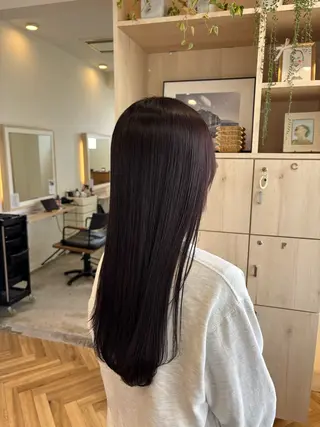 ロング カラー 暖色❤️艶カラー/ あおいのヘアスタイル